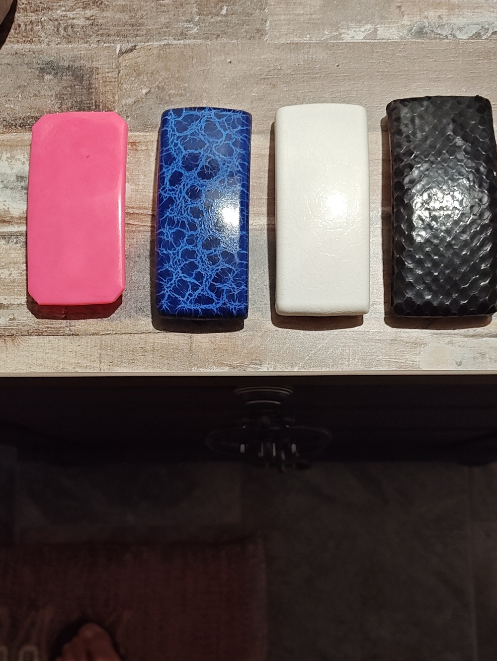 Barrettes - Pink, Blue, White, and Black